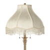 360 Lighting Dyna 58"H Antique Brass and Cream Scallop Shade 2-Light Floor Lamp - 2 of 4