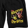 The SpongeBob Movie: Search For SquarePants Adventure Of An After-Life Time Men’s Black Lounge Shorts - 2 of 4