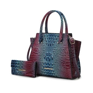 MKF Collection Miriam Women’s Tote Premium Croc-Embossed Bag by Mia K - 1 of 4