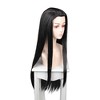 Unique Bargains Women's Wigs 31" Black with Wig Cap Straight Hair - 3 of 4