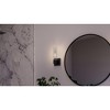 Urban Ambiance Luxury Cosmopolitan Wall Sconce 12.625''H x 5''W,  Midnight Black Finish,  Tustin Collection, UHP4057 - 2 of 4