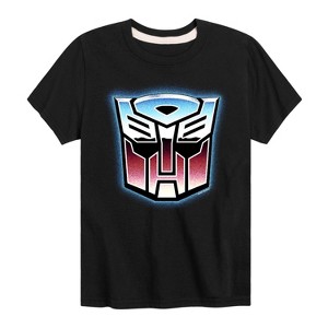 Boys' - Transformers - Autobots Chrome Logo Short Sleeve Graphic T-Shirt - 1 of 4