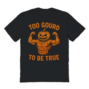 Rerun Island Men Too Gourd To Be True Short Sleeve Graphic Cotton T-Shirt - 1 of 4