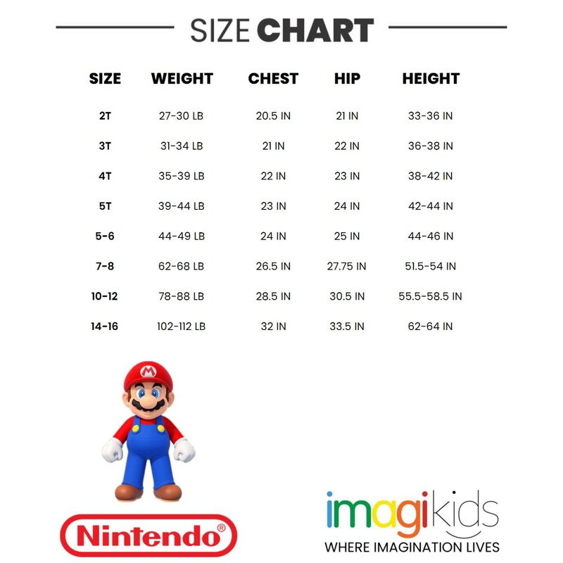 SUPER MARIO Nintendo Mario Rash Guard Swim Shirt Toddler, 5 of 8