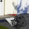 HOMCOM Textured Aluminum Portable Wheelchair Ramp for Home, Steps, Doorways, Foldable Handicap Ramp 2', Threshold Ramp with Strong Load-Bearing - 3 of 4