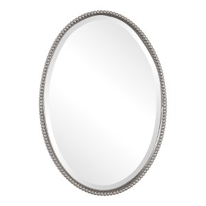 Uttermost Sherise Brushed Nickel Oval Mirror - 1 of 4