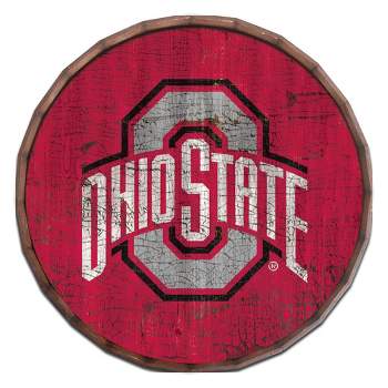 NCAA Ohio State Buckeyes Cracked Color 24" Barrel Top