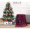 Elegant Comfort Super Soft Christmas Prints Blanket Home D¨¦cor, Warm Cozy Throws for Winter Bedding. - 2 of 4