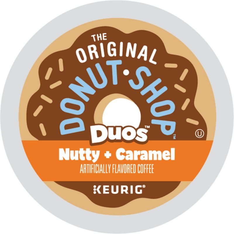 The Original Donut Shop Duos Nutty + Caramel Keurig Single-Serve K-Cup Pods, Medium Roast Coffee - 24ct, 3 of 12
