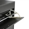 GlasFlength Shoe Racks Modern Flip Drawer Storage Cabinet with Hidden Compartment for Small Entryway Living Space, Black, 31.49"*9.44"*43.3" - 3 of 4