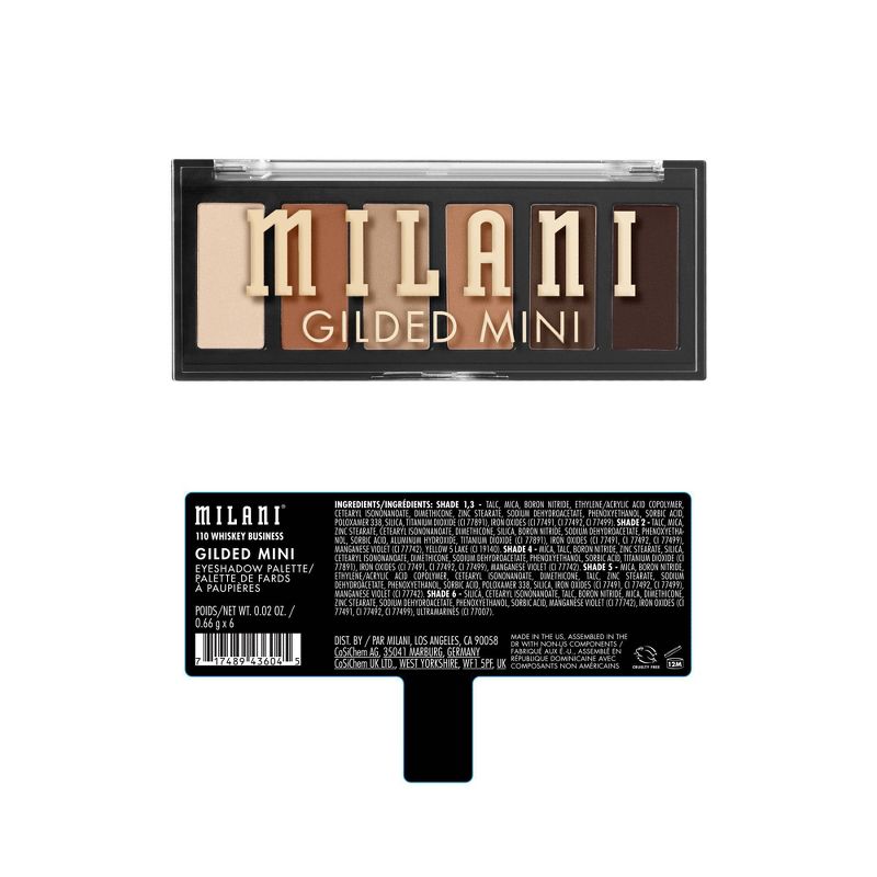 Milani Gilded Mini Eyeshadow Palette - 0.17oz, 4 of 9