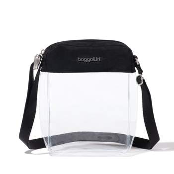 baggallini Clear Stadium Explorer Crossbody Bag for Sports, Concerts, & Festival Events