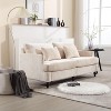 NicBex 69 Inch Loveseat,Modern Chenille Loveseat Sofa with Brown Wood Feets,Upholstered 2-Seater Couch for Living Room - 3 of 4