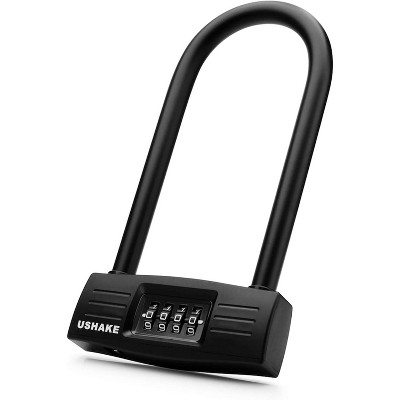 Bike Combination U Lock, Heavy Duty Bike Combination U Lock Paddle Lock for Bicycle Electric