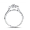 Pompeii3 1 1/4Ct Diamond Engagement Wedding Ring Set White Yellow Rose Gold or Platinum - 2 of 4