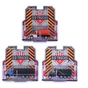 "S.D. Trucks" Series 19 Set of 3 pieces 1/64 Diecast Models by Greenlight - 1 of 4