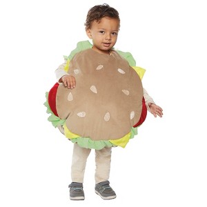Underwraps Toddler's Hamburger Costume - 1 of 2