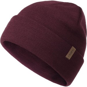 ZUPPAD Adult General Sizing Beanie for Men Women Cuffed Thick Knitted Unisex Winter Hat Beanies Skull Cap Hats 1 Pack - 1 of 4