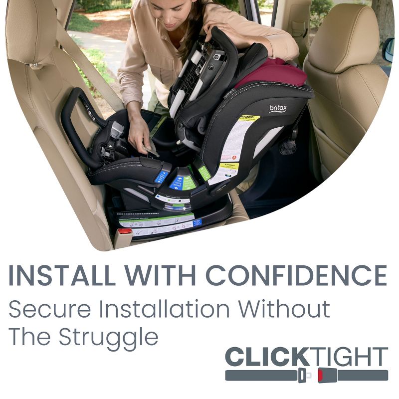 Britax Poplar S 2-in-1 Design with ClickTight Technology Convertible Car Seat, 4 of 12