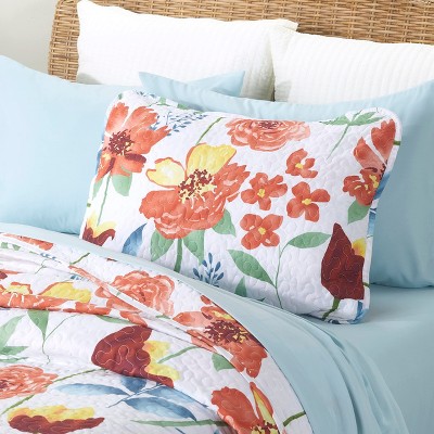 Floral Garden Delight Standard Polyester Sham