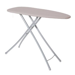 Seymour Home Products Wide Top Ironing Board Graystone: Full Size, Adjustable, Foldaway, Steel Frame, 49" x 18.75" - 1 of 4