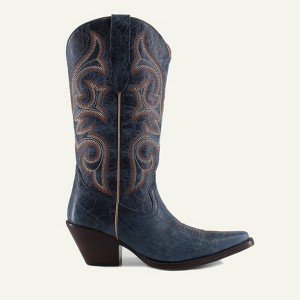 Buck & Brana Women's Fine Leather Western Boots Tessa 2 - 1 of 4