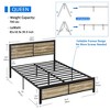 Twin/Full/Queen Size Bed Frame with Wood Headboard and Footboard, 14 Inch Platform Mattress Foundation, No Box Spring Needed Bed - 4 of 4
