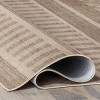 Nuloom Pattie Geometric Banded Easy-Jute Pet Friendly Machine Washable Area Rug, 4' x 6', Natural - 4 of 4