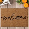 Target Welcome Pumpkin 18x27 Synthetic Coir Doormat - 4 of 4