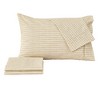 Microfiber Striped Sheet Set - Isla Jade - 4 of 4
