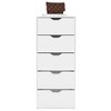 Sapphtopaz 5-Drawer Modern Dressers for Bedroom Narrow Drawer Dresser Chest of Drawers for Bedroom, Closet, Entryway, Living Room - 4 of 4