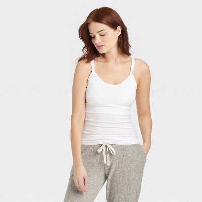 Image of 2 in 1 Nursing & Pumping Maternity Cami - Isabel Maternity by Ingrid & Isabel™ White S