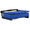 Emma and Oliver Set of 2 500 lb. Rated Lightweight Stadium Chair with Ultra-Padded Seat - 3 of 4