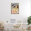 Stupell Industries Vintage Ballet Entertainment Ad Black Framed Floater Canvas Wall Art - 2 of 4