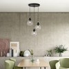 Livex Lighting Catania 3 - Light Pendant in  Black/Brushed Nickel - 3 of 4