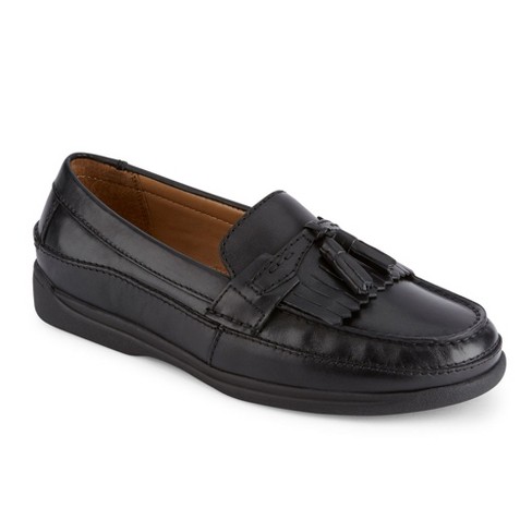 Casual Black Mens Synthetic Leather Loafer Shoes, Size: 6-9