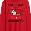 Men's - Peanuts - Sweeter Than Pumpkin Pie Long Sleeve Graphic T-Shirt - 2 of 4