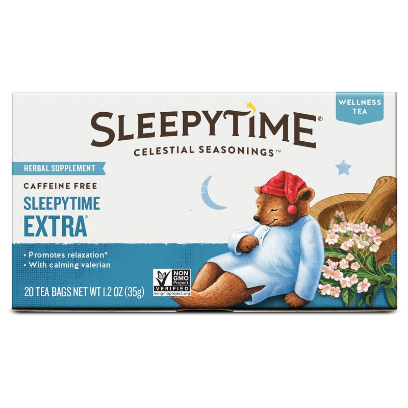 Celestial Seasonings Sleepytime Extra Caffeine Free Wellness Tea - 20ct, 1 of 7
