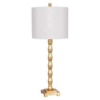 Large Bamboo Table Lamp (Includes LED Light Bulb) Brass - Threshold™