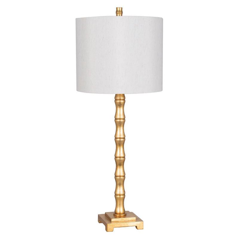 Large Bamboo Table Lamp (Includes LED Light Bulb) Brass - Threshold&#8482;, 1 of 6