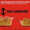 3-Pack Glass Baking Dish Set With BPA-Free Lids, Rectangular Glass Bakeware, Dishwasher, Microwave, Freezer - 3 of 4