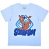 Warner Bros Boy's 3-Pack Scooby-Doo Mystery Inc Short Sleeve Graphic Tees and Jogger Pant Set - Blue, Grey / Size 4T - 3 of 4