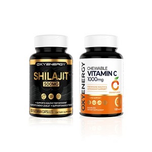 OXYENERGY Shilajit 500mg & Vitamin C Bundle - 1 of 1
