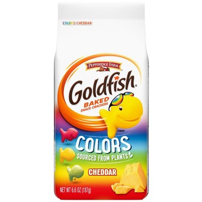 Goldfish Colors Crackers Cheddar Cheese 6.6 oz