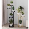 Metal Plant Stand, Multi-Layer Tall Plant Shelf for Indoor Plants, Corner Plant Display Rack with Anti-Slip Feet for Living Room, Balcony - 3 of 4