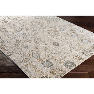 Claydon Taupe and Beige Synthetic Runner Rug 2'7" x 7'3"