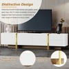 Sapphtopaz Modern TV Stand for TVs Up to 80" Entertainment Center with Storage Cabinets and Drawers, TV Stands for Living Room - 4 of 4