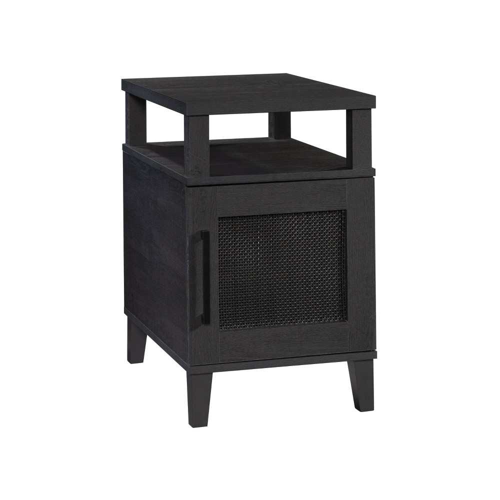 Sauder Tiffin Line Recliner Table Raven Oak