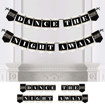 Big Dot of Happiness Prom - Prom Night Party Bunting Banner - Party Decorations - Dance The Night Away