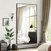 CENGHU Large Freestanding Mirror 76"x 34" Oversized Floor Mirror Aluminum Alloy Frame Full Length Mirror for Living Room Bedroom Entryway - 2 of 4